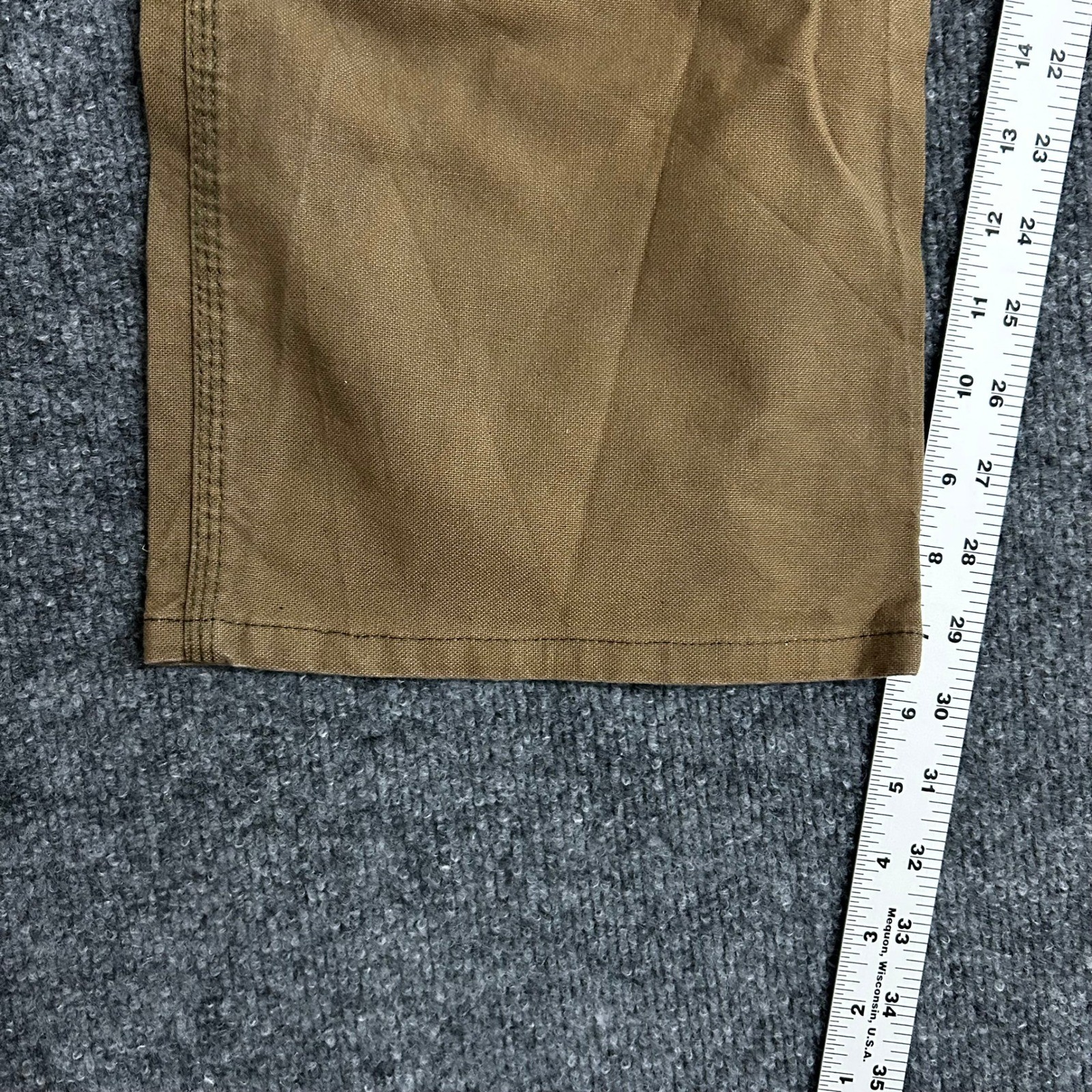 Genuine Dickies Carpenter Pants Mens Size 36×30 Brown Canvas Relaxed Utility