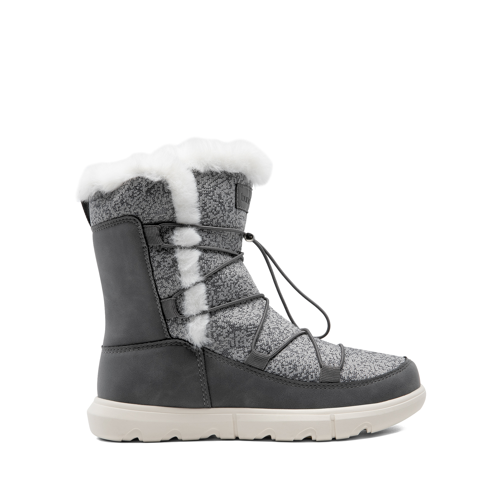 Women’s Winter Snow Boots Fur Lining Lace-Up Casual Lightweight Snow Boots