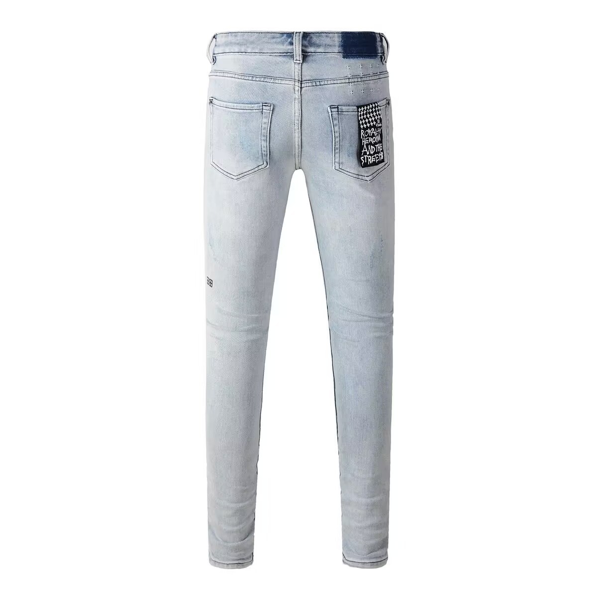 NEW KSUBI Men’s Ripped Pants Casual Fashion Skinny Jeans