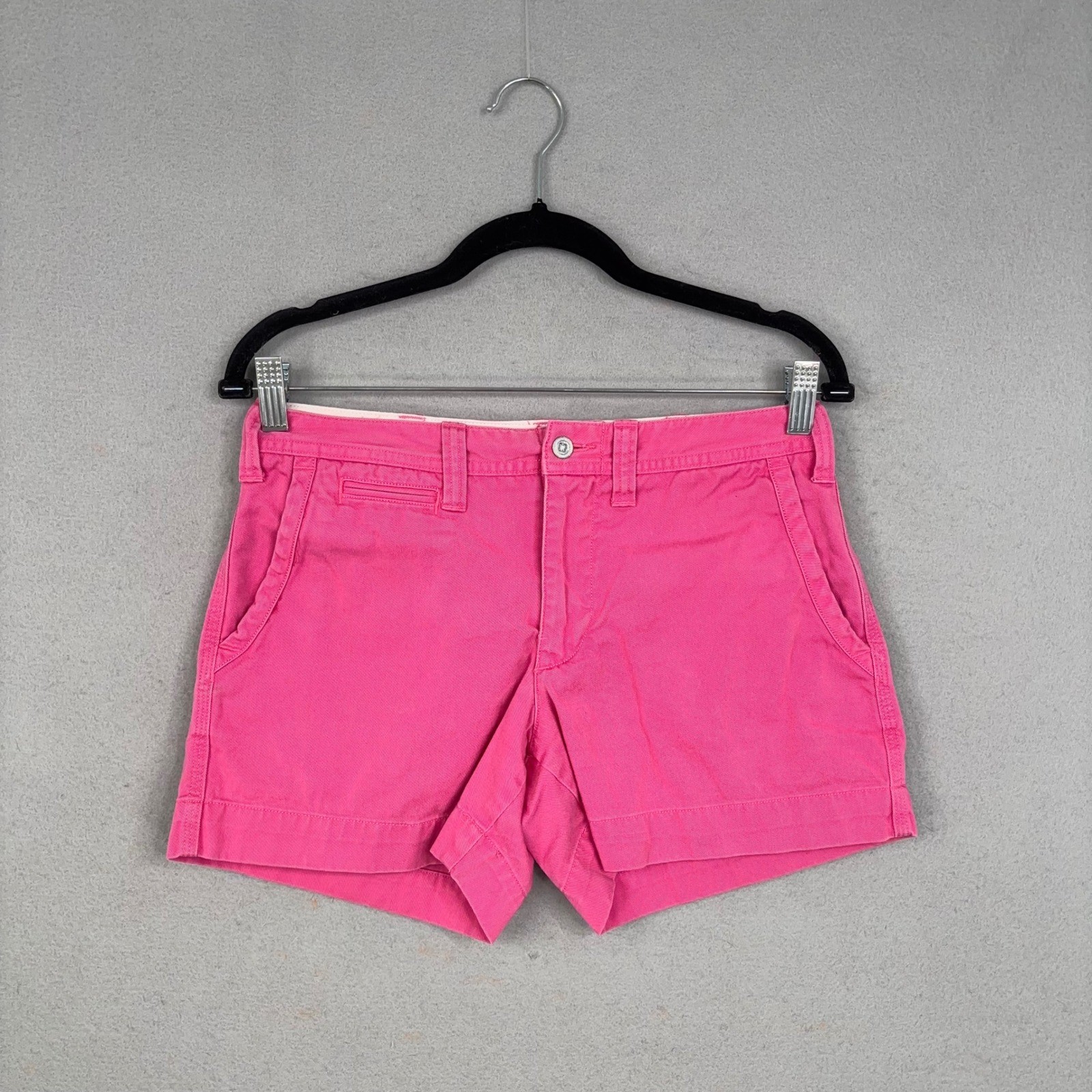 Polo Ralph Lauren Shorts Womens 2 Pink Chino Classic Preppy Summer Coastal