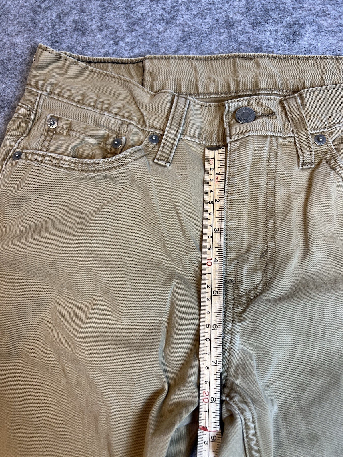 Levis 514 Jeans Mens Size 30×32 Caraway Brown Straight Fit 100% Cotton