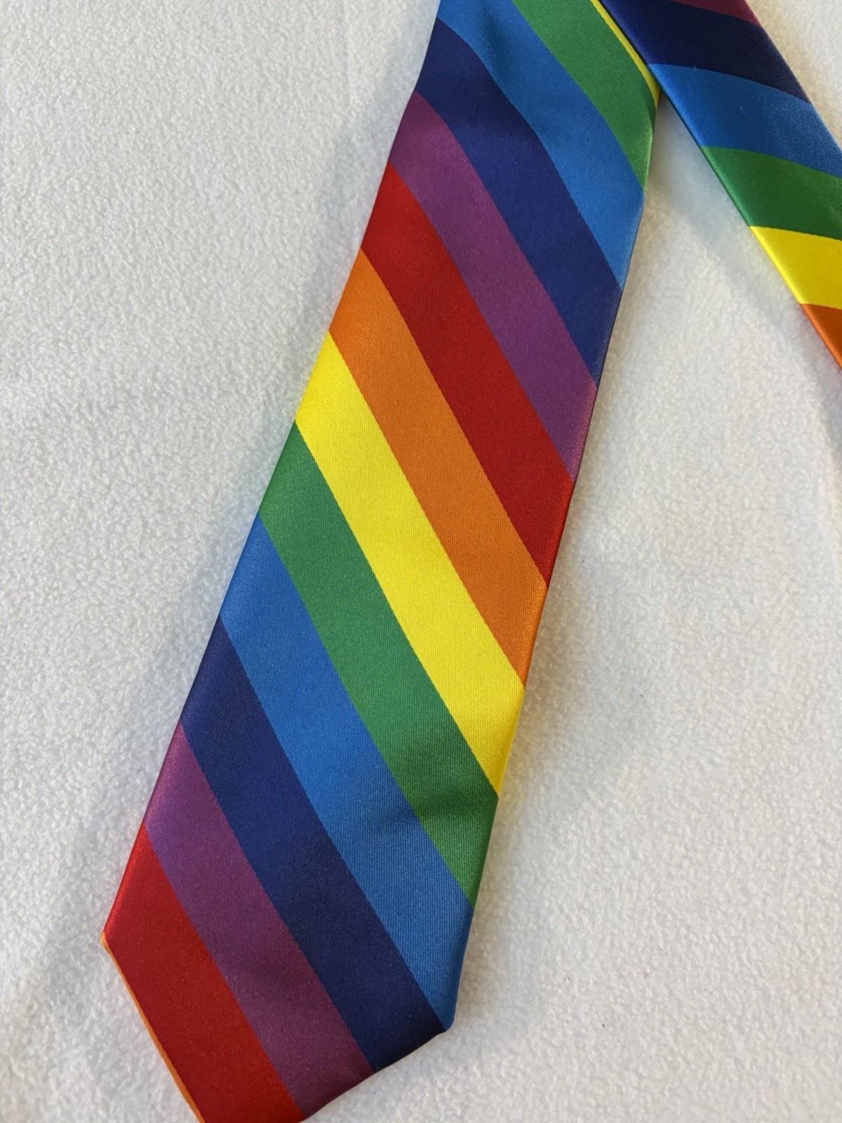 Gay Pride Rainbow Necktie Stripes Neck Tie LGBTQ