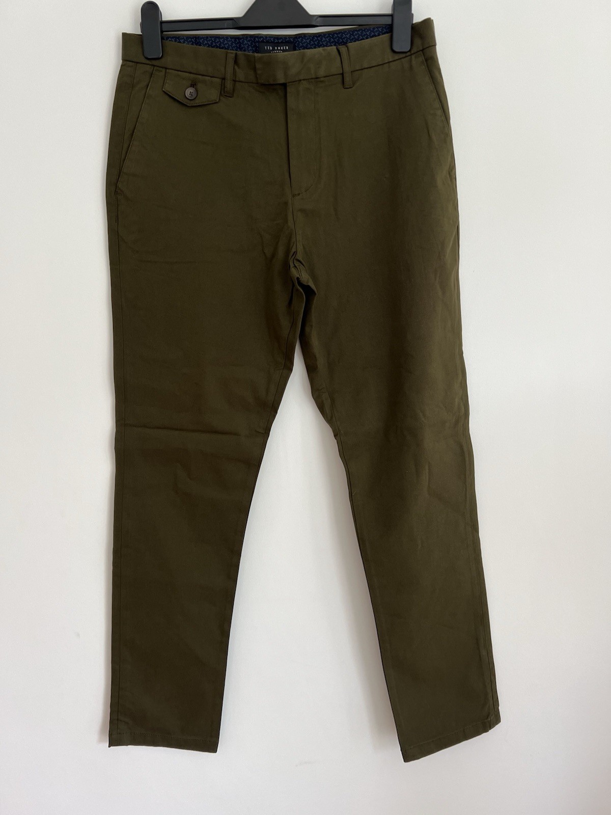 TED BAKER Chinos Chino Slim Fit Trousers Waist 30″ 32″ 34″ 36″ 38″ Leg Reg Khaki