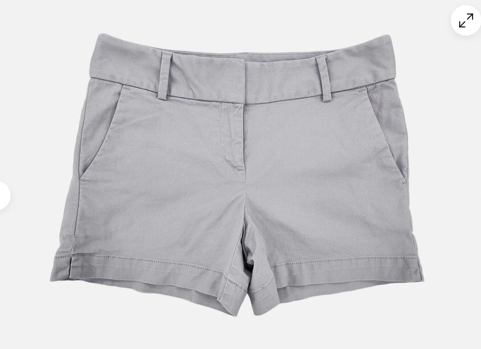 LOFT Gray Riviera Shorts – 6″ inseam – Light Gray – size 6
