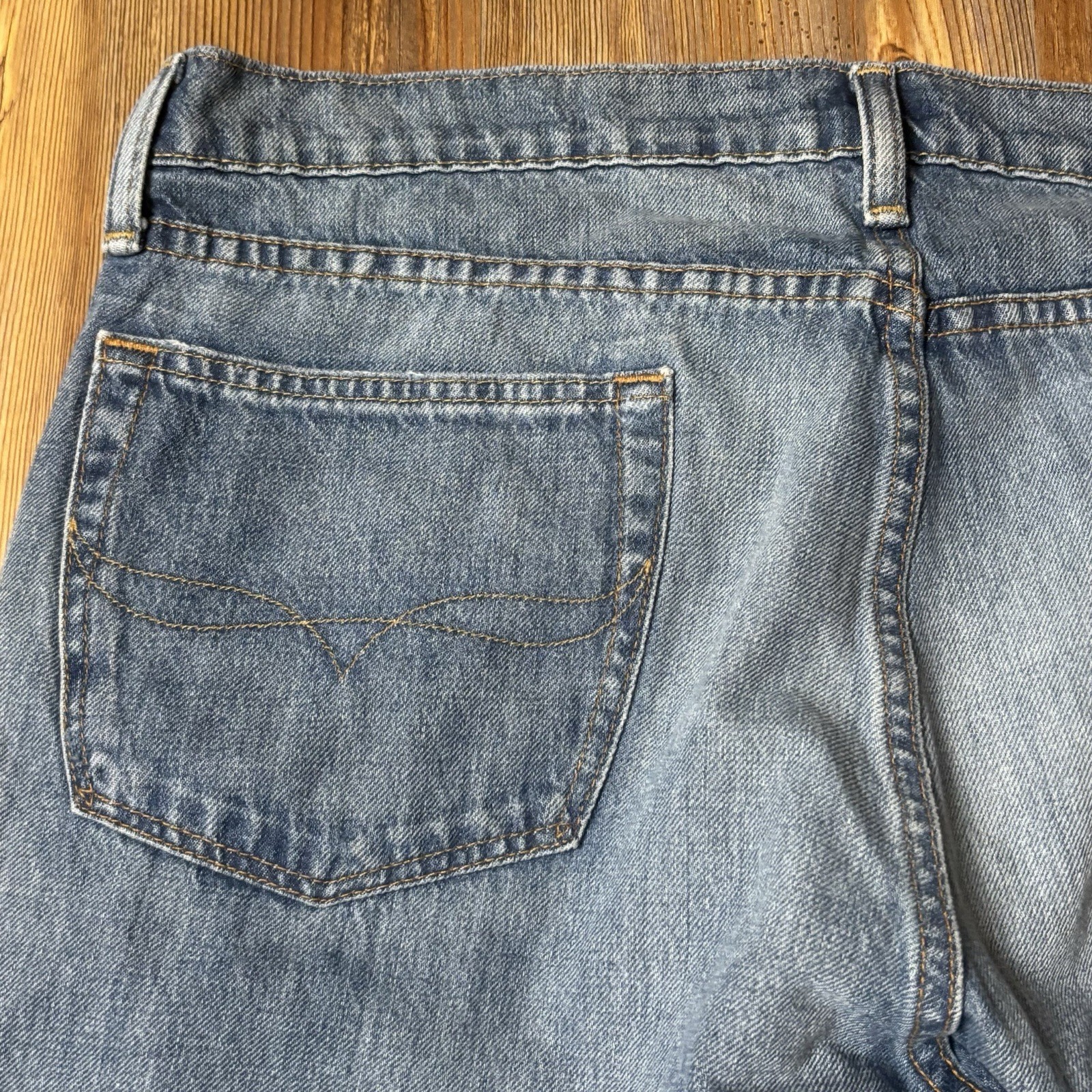 Polo Ralph Lauren Men’s The Sullivan Slim Patchwork Distress Blue Jeans 34×34
