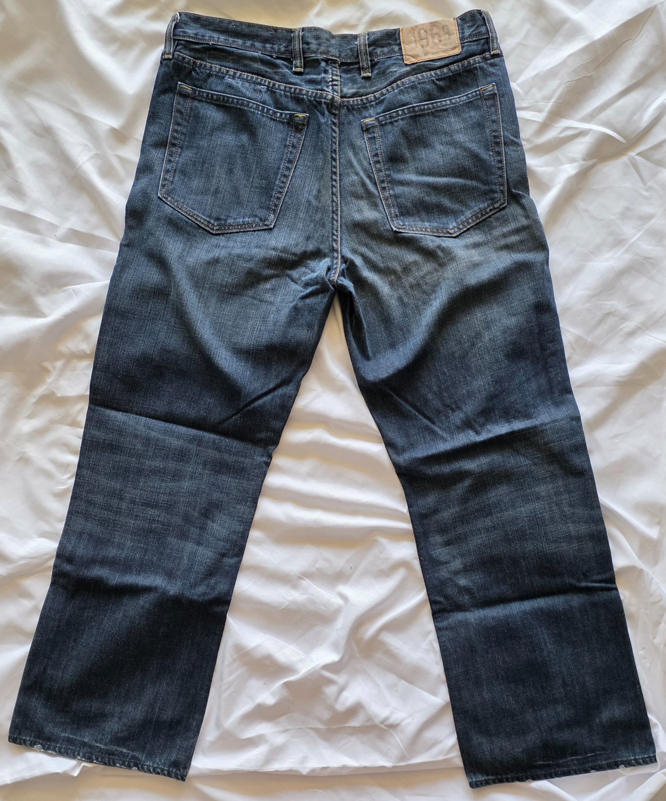 Gap 1969 Jeans Lot Mens 36×32 Straight Loose Boot Cut 3 Pairs