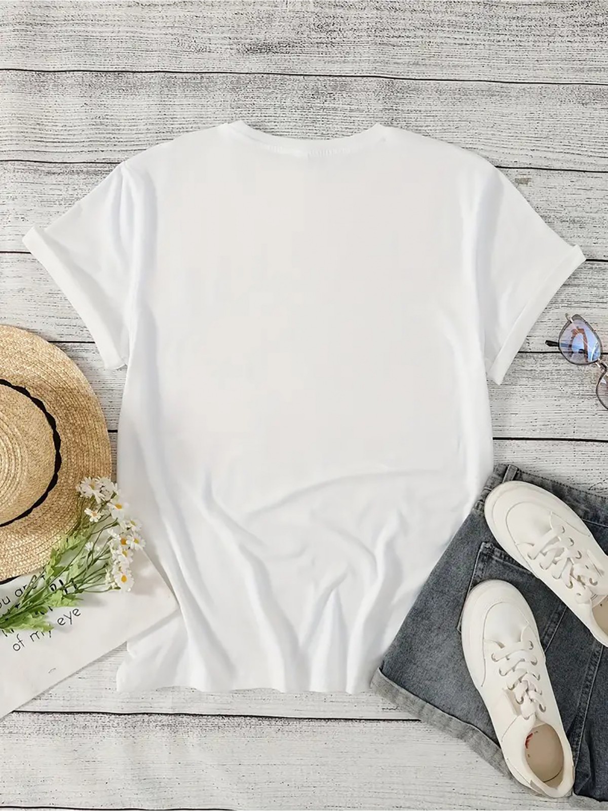 Women Patriotic T-Shirt Stars American Fireworks Design Casual Tops Pullover √