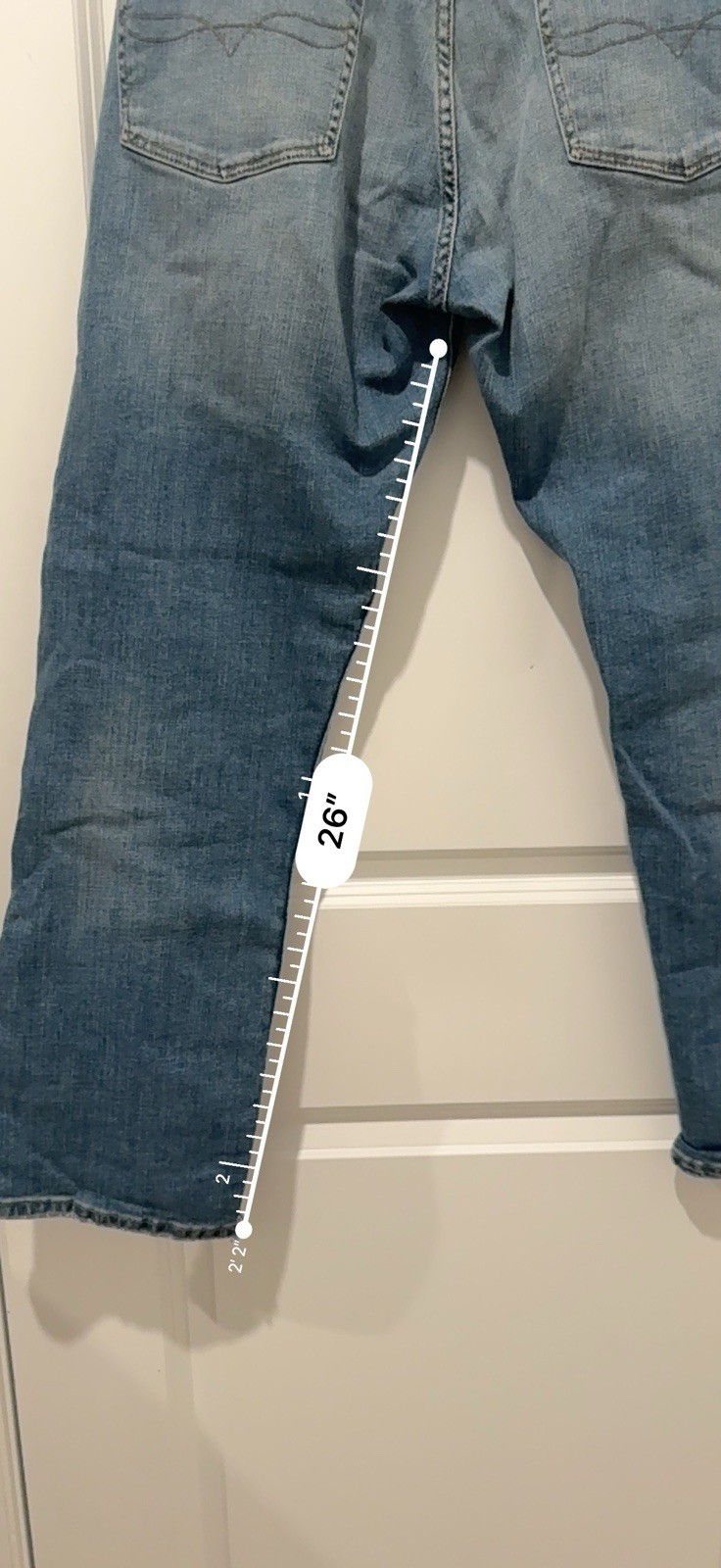 Polo Ralph Lauren The Hampton Relaxed Straight Jeans Mens 33×32 Blue