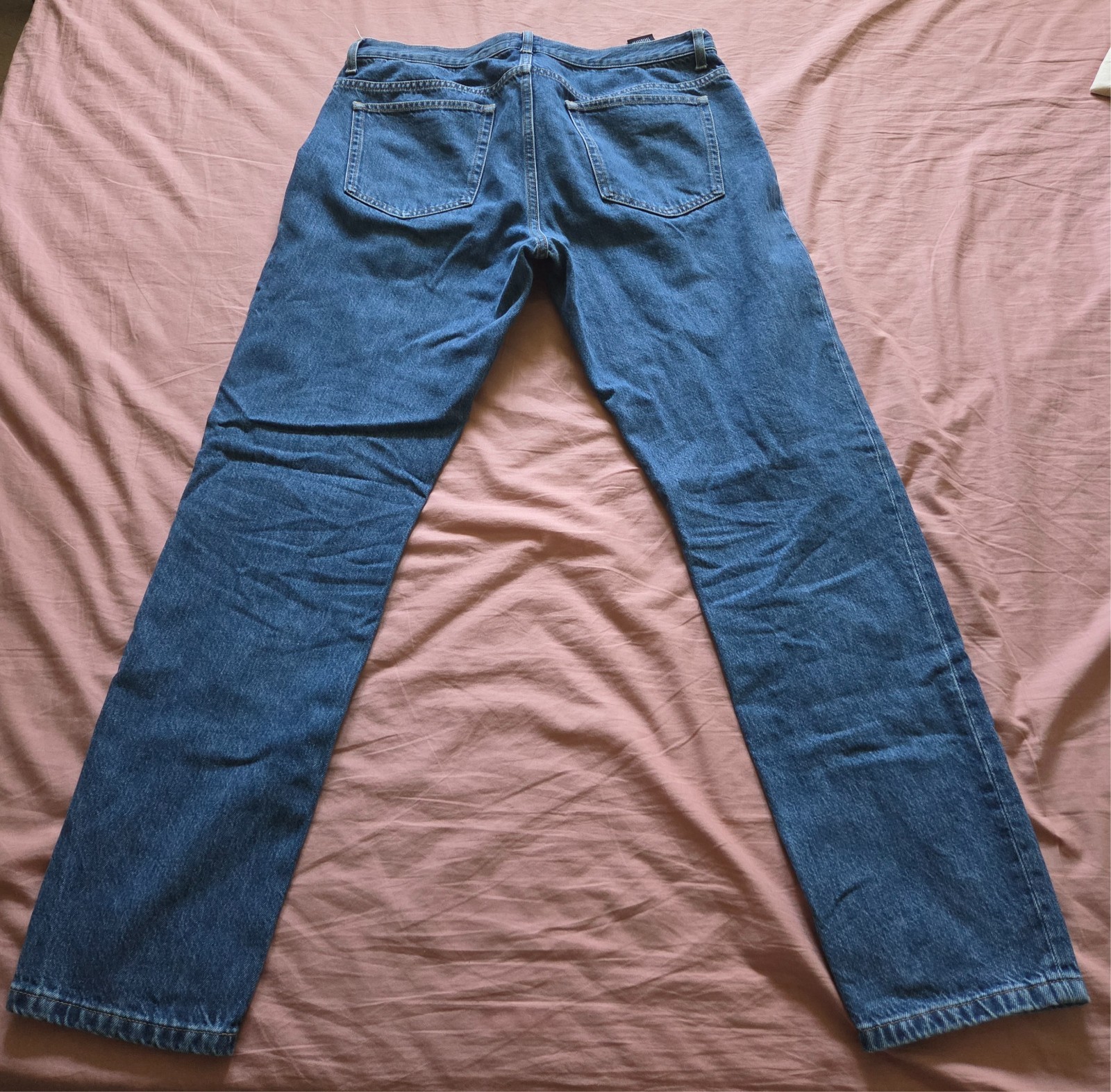 Asket The Washed Denim, Men 34×32 Regular, 12oz, 100% Cotton, made in Italy