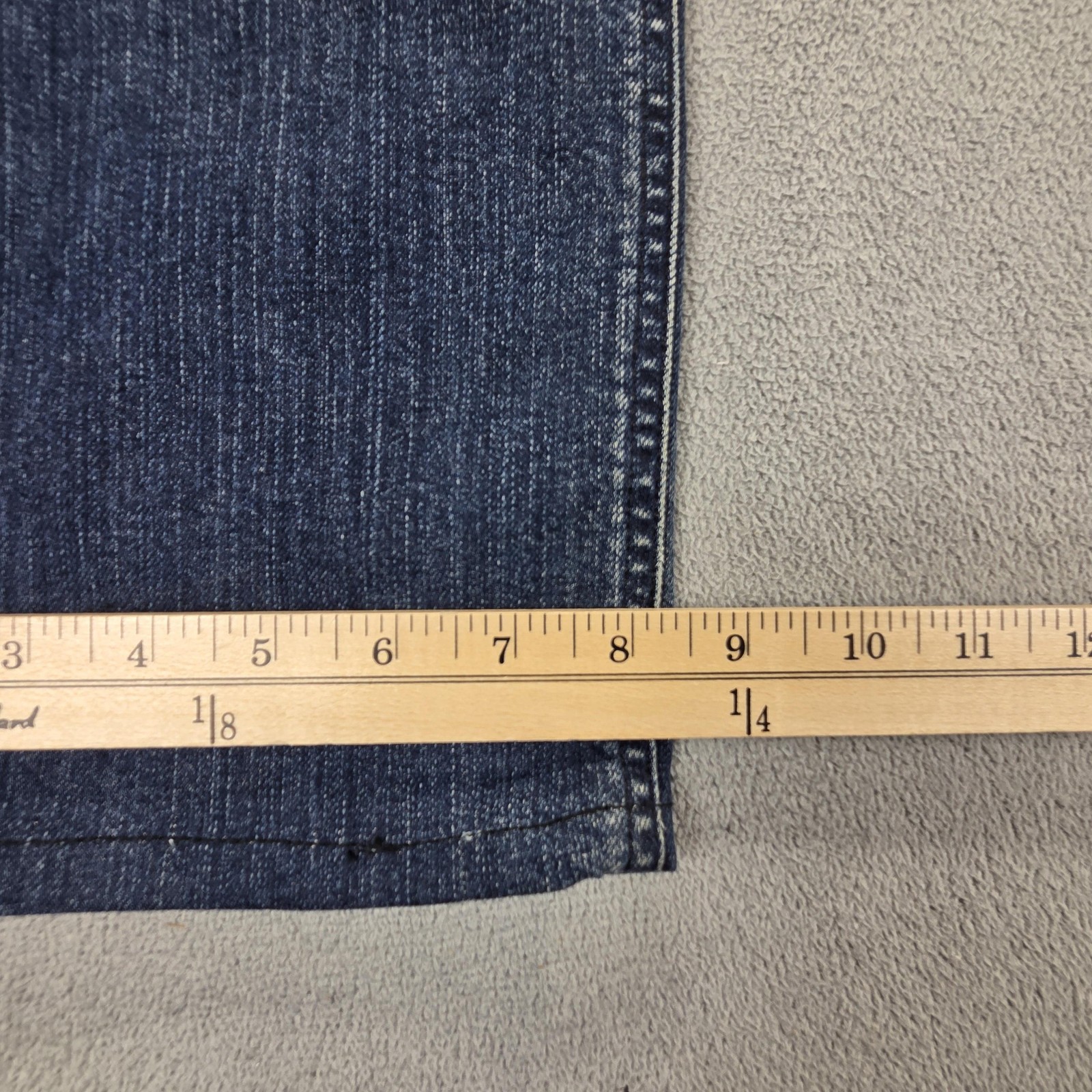 Diesel Jeans Mens 33×32 Blue Larkee Regular Straight Stretch Altered Hem 008B2
