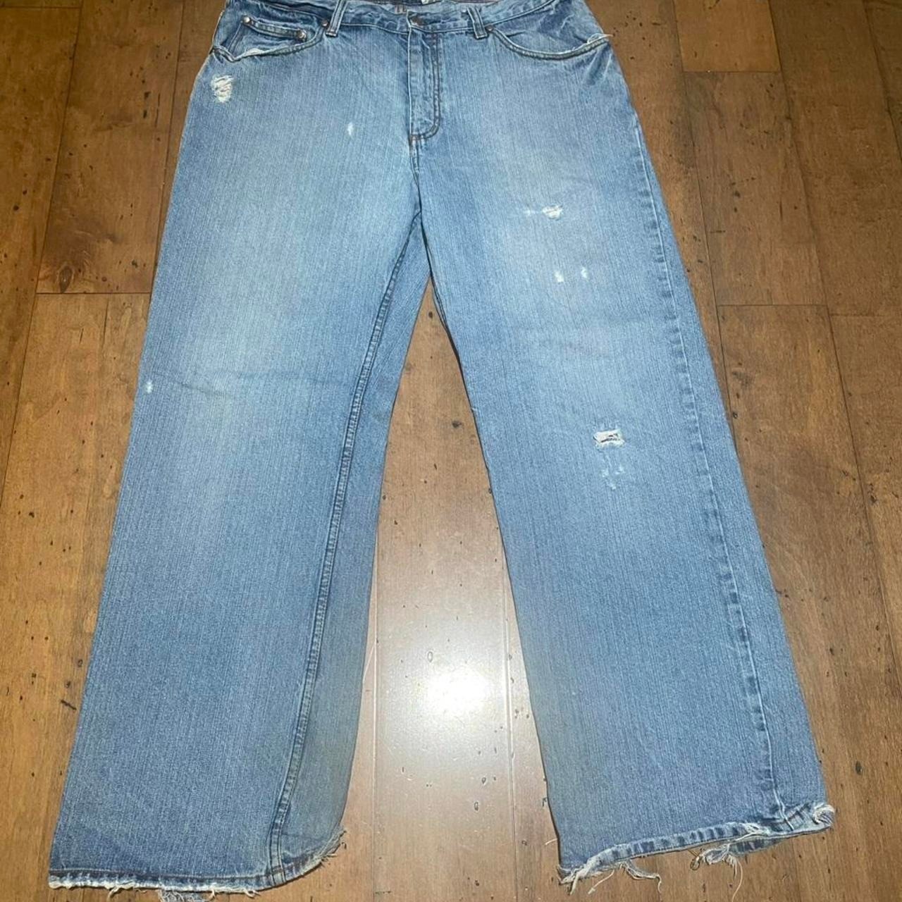 Vintage Y2K Bullhead blue Baggy Jeans Size 36×30