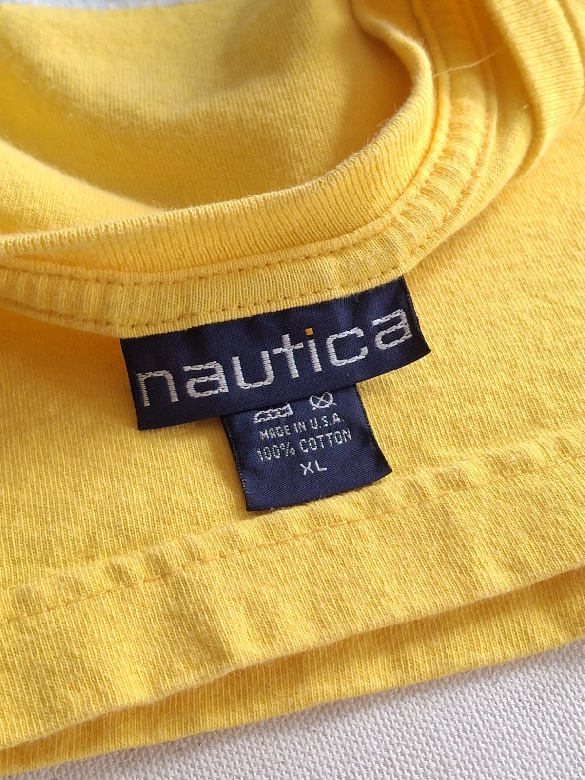 Vintage Y2K Nautica Made In USA “H2000” Men’s XL Graphic Short-Sleeve T-Shirt