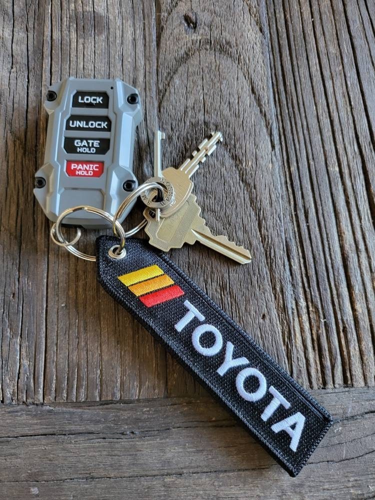 CAN-AM Keychain Double Sided Embroidered Fabric Highest Quality Keyring