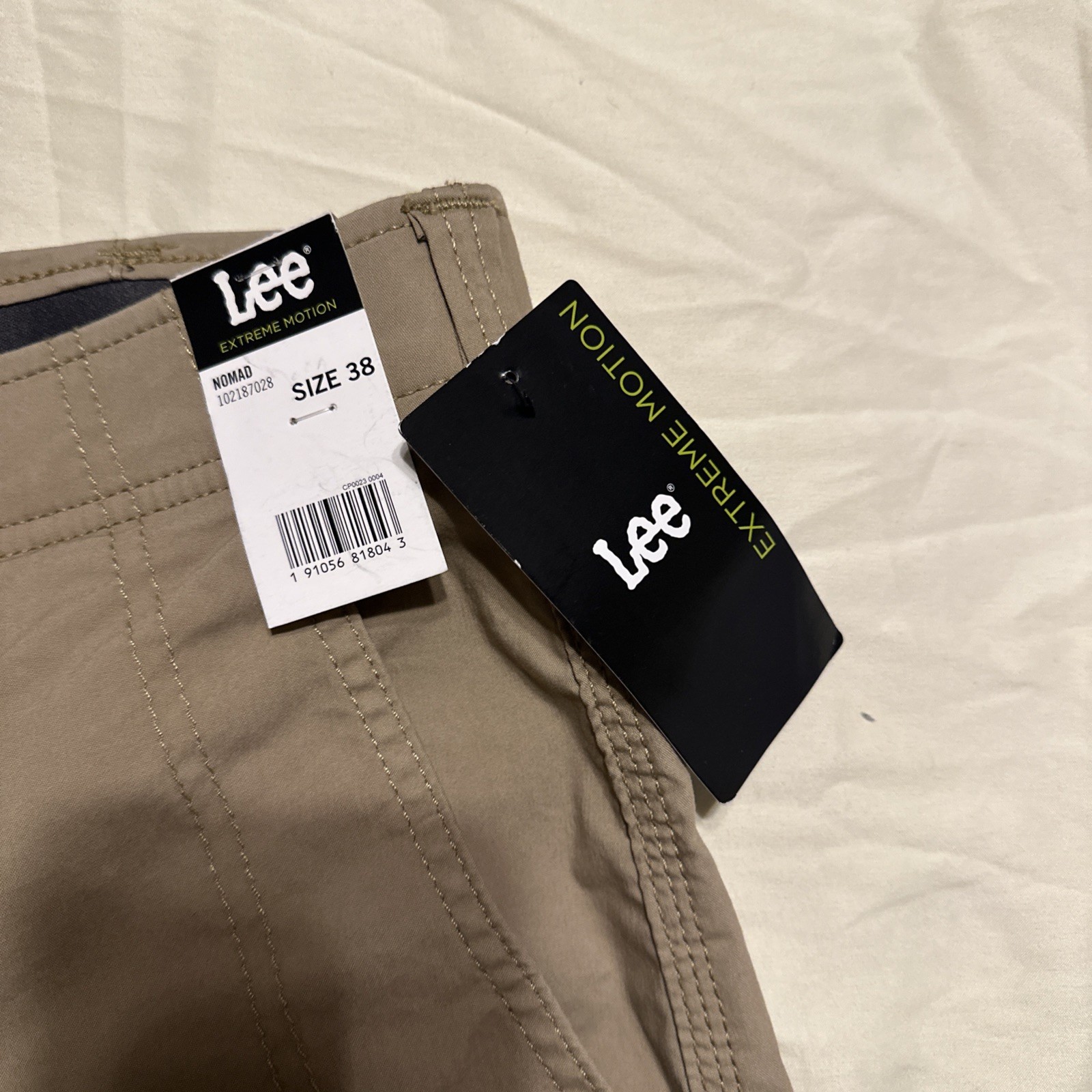 Lee Extreme Motion Crossroad Cargo Short, Nomad, 38 NEW
