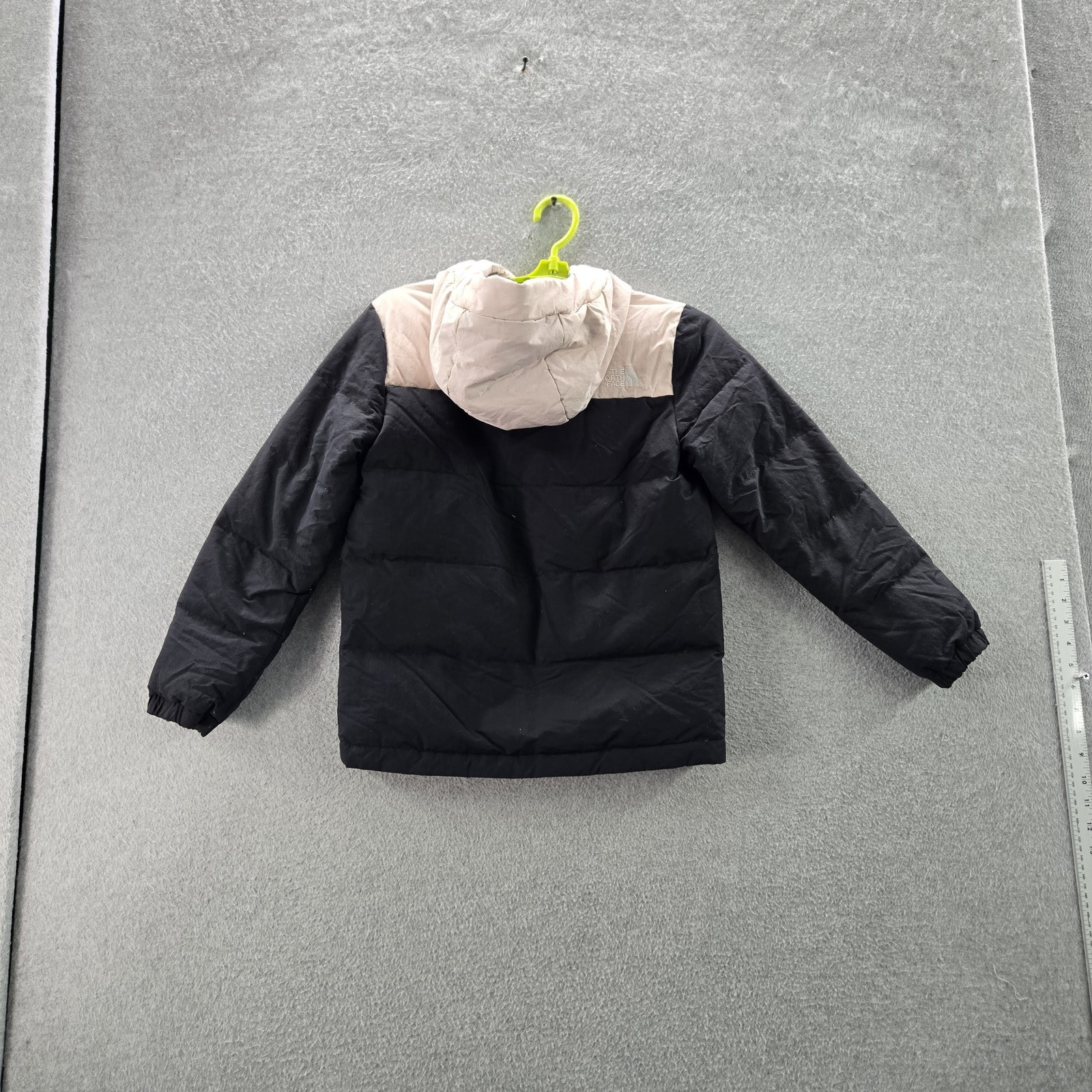 The North Face Boy Jacket M Black Nylon Polyester Colorblock Puffer Down