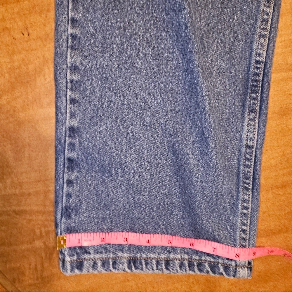 Wrangler Mens Jeans Size 42×32 Relaxed Fit High Rise Medium Wash Blue Denim mj4b