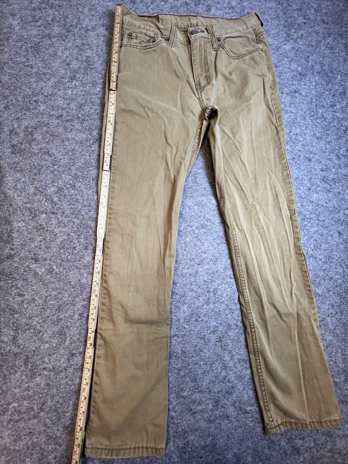 Levis 514 Jeans Mens Size 30×32 Caraway Brown Straight Fit 100% Cotton
