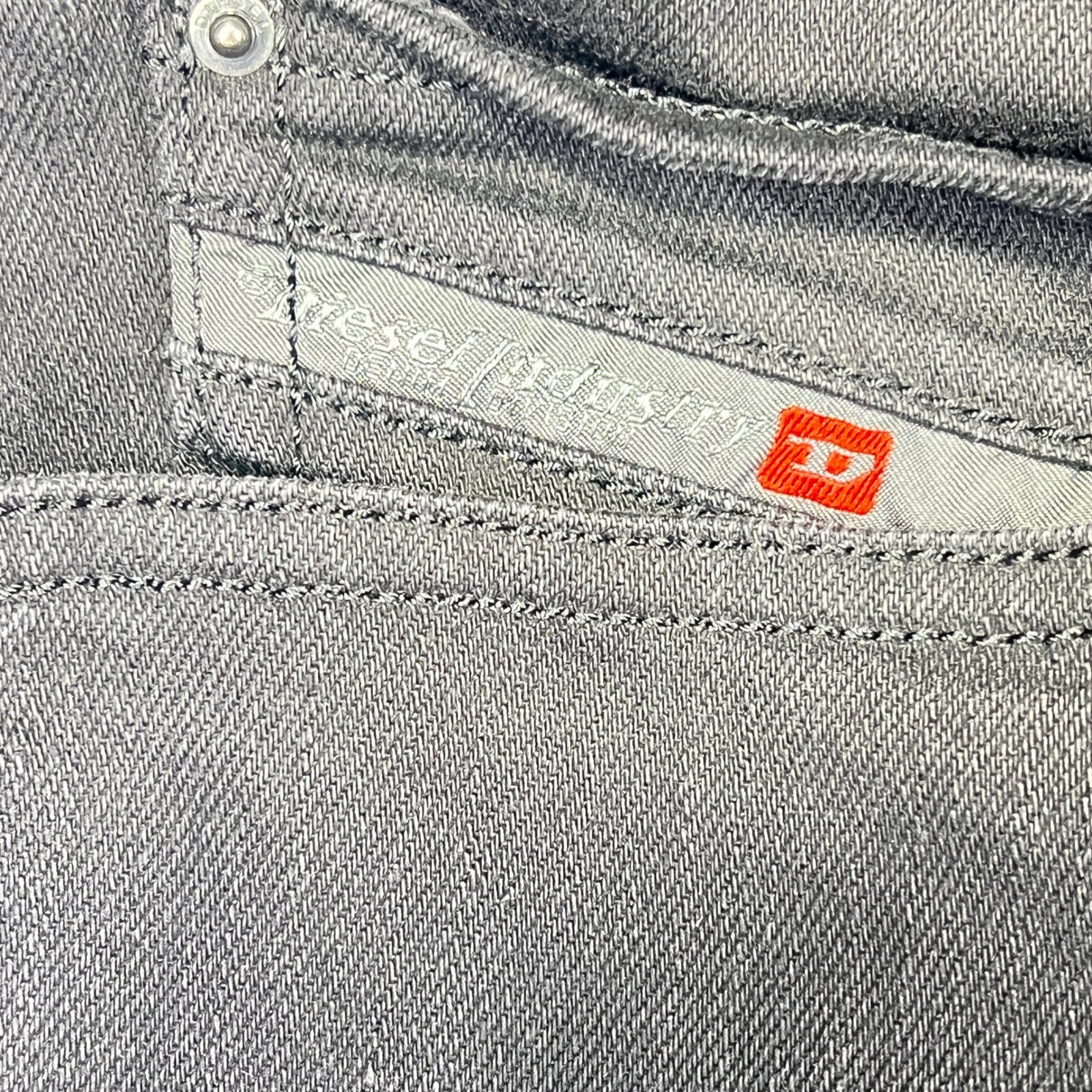 Diesel Safado Jeans Mens 38×30 Black Regular Slim Straight Button Fly 0Z886