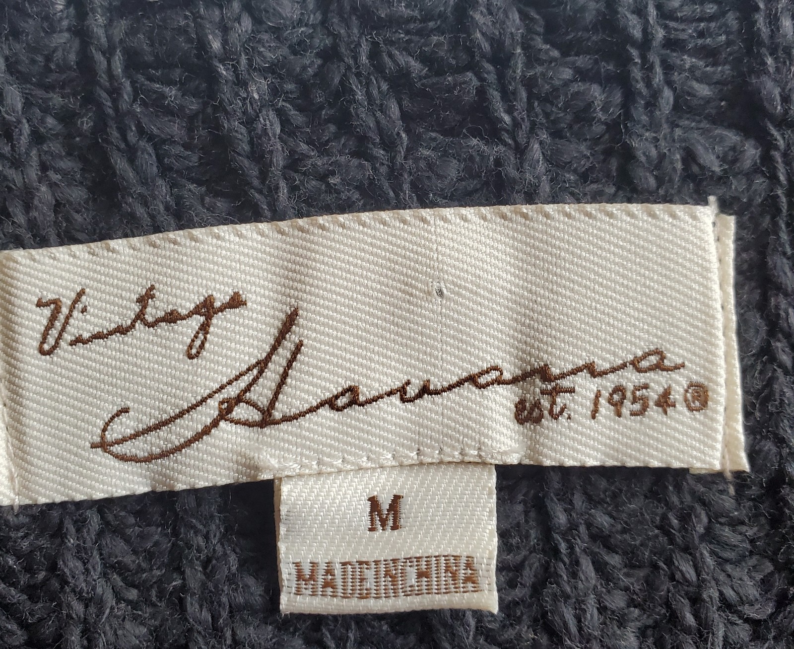Vintage Havana 1954 Medium 100% Cotton Hand Wash Only Minor Flaw neck Fixable