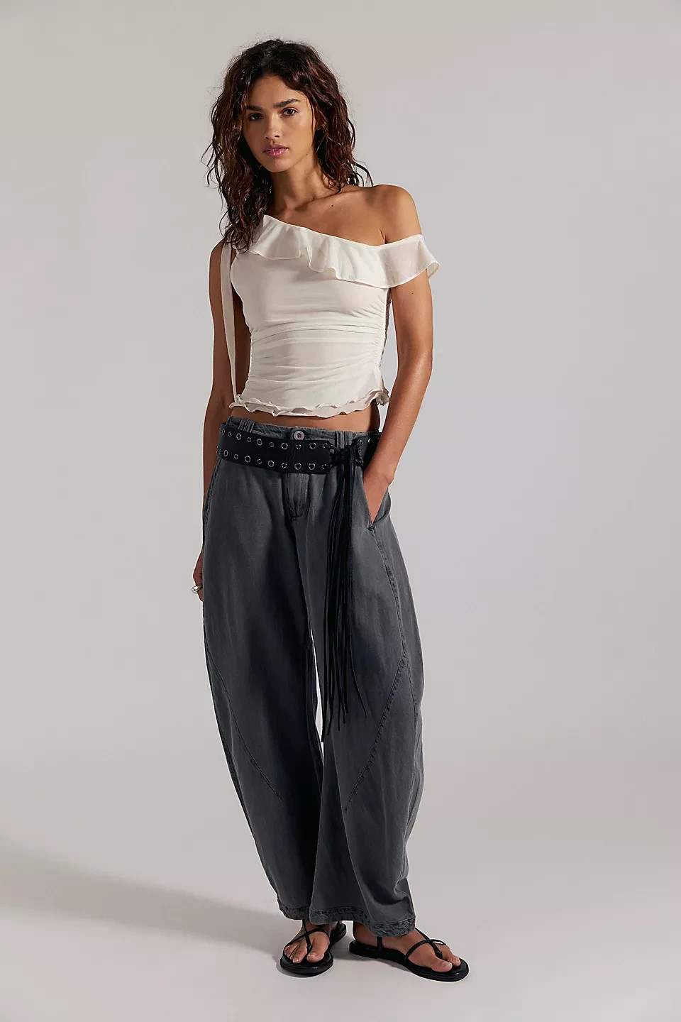 Free People – Spotlight Washed Barrel Chino Trousers NWT