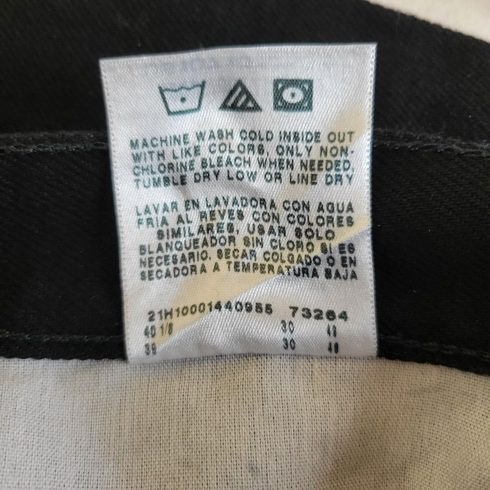 New Rustler by Wrangler Mens Regular Fit Straight Leg Jeans 38*30 Black Durable