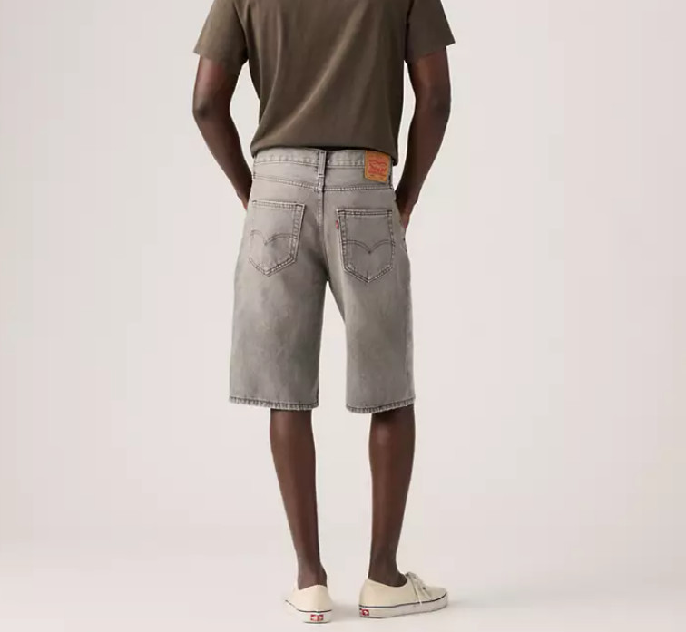 Levi’s 469 Loose 12″ Length Men’s Shorts A Look Back – Grey NWT SALE