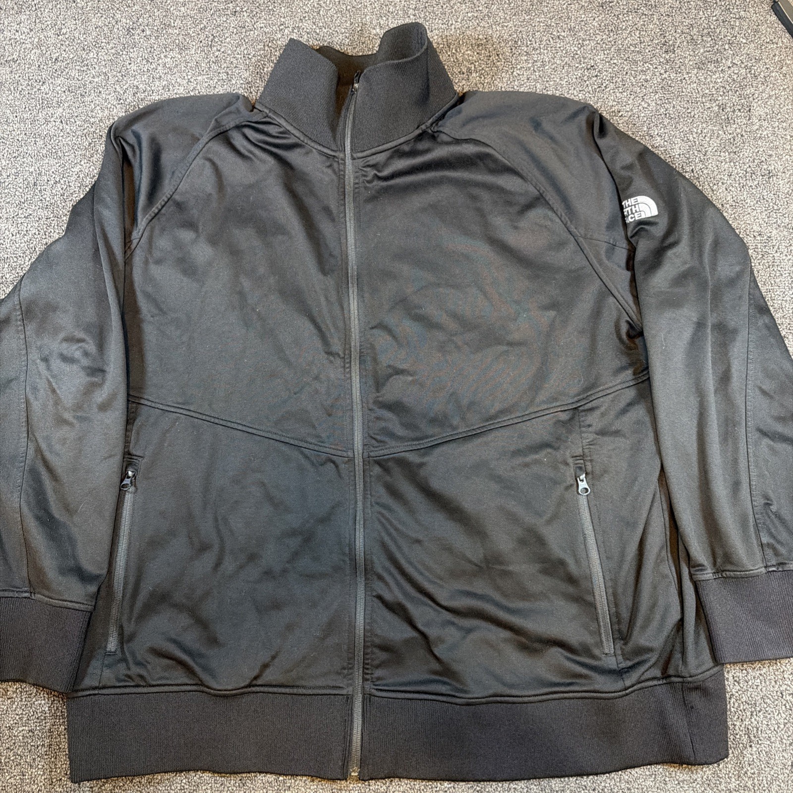 The North Face Men’s XXXL Black Full Zip Performance Jacket Embroidered Logo