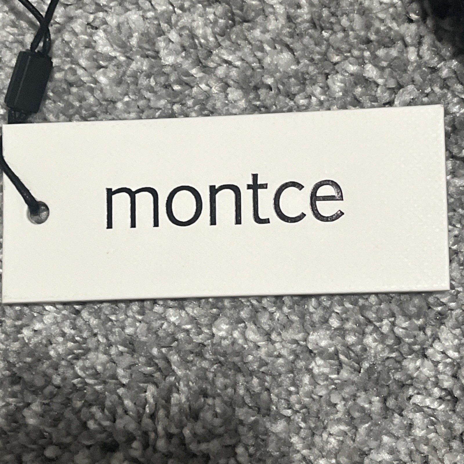 Montce Black Ribbed Kim Variation Bikini Top Size Small NEW Sold at Free People