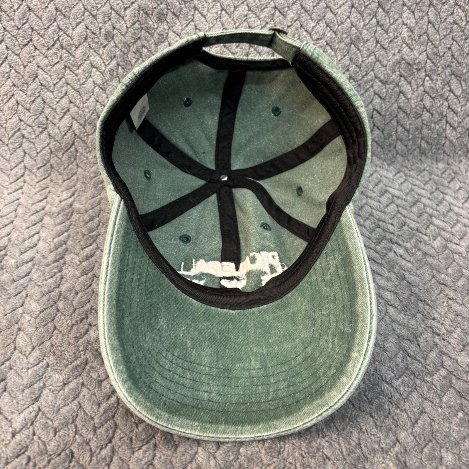 Pickleball Tournament Est 1965 Hat Green Mineral Wash Cotton Dad Cap Adjustable