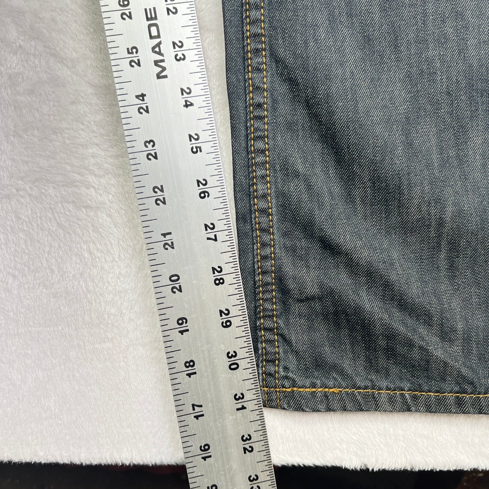 Urban Pipeline Jeans Mens 38×32 Blue Relaxed Bootcut Denim