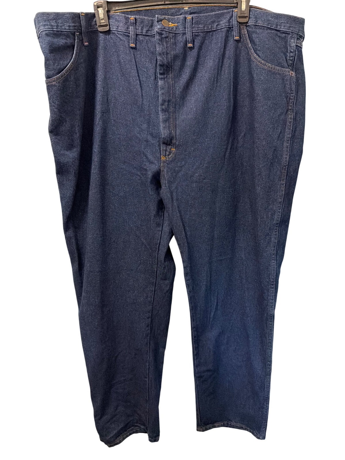 Rustler By Wrangler Mens Regular Fit Jeans 52×32 Blue Denim Jeans. NWT