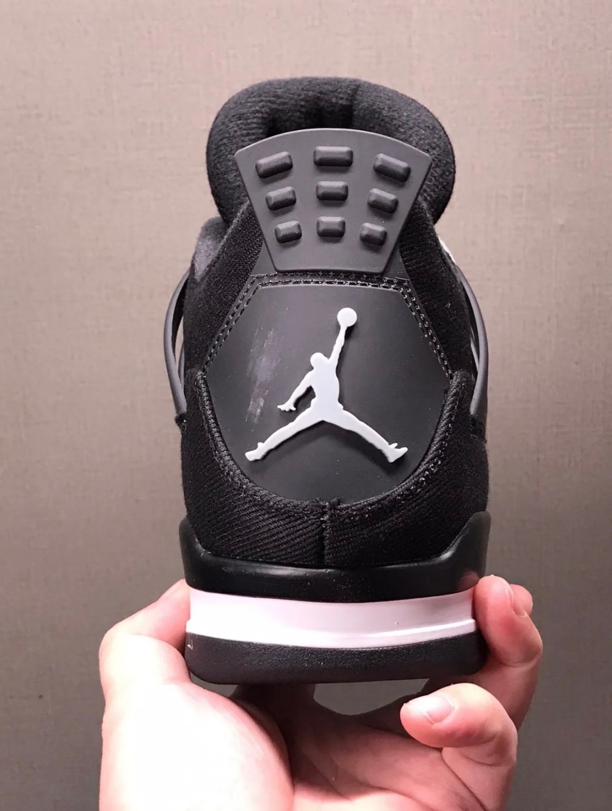 Air Jordan 4 Retro SE Black Canvas DH7138-006 Men Size