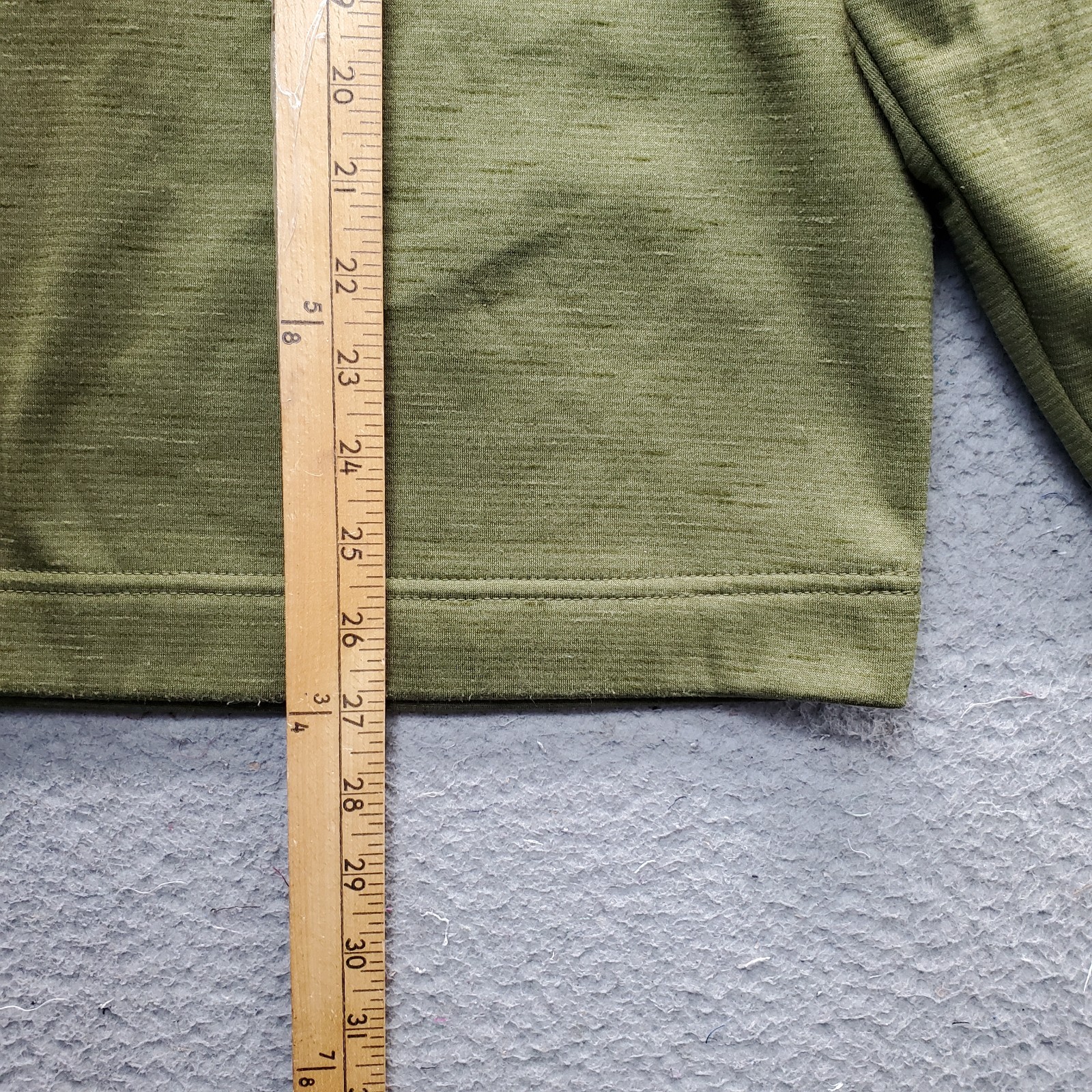 Walter Hagen Majors 11 Sweatshirt Men Large Green Fleece Lined Mock Neck 1/4 Zip
