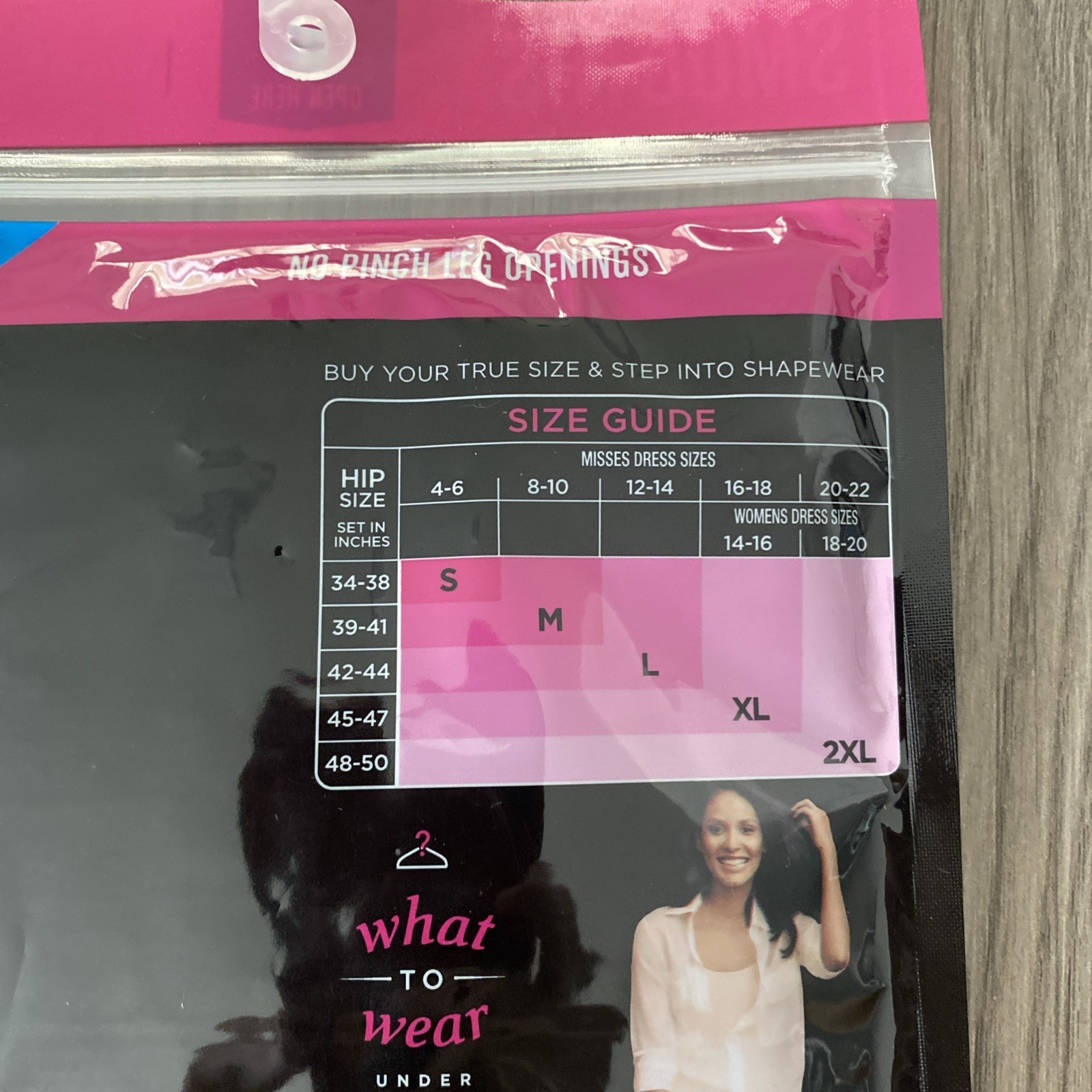 Maidenform Flexees Women’s Shapewear Brief FP0058 Black Size Large New