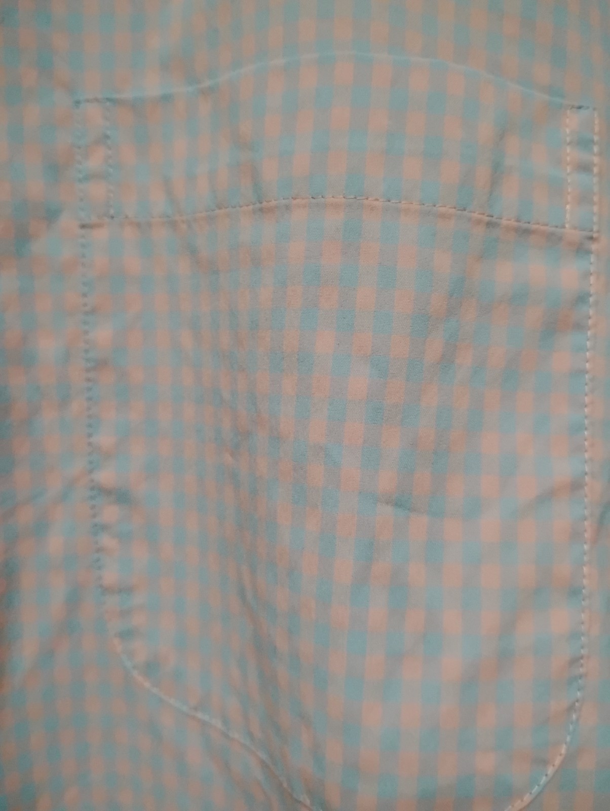 Vineyard Vines Shirt Mens M Purple/Pink And Blue Plaid Check Button Cooper