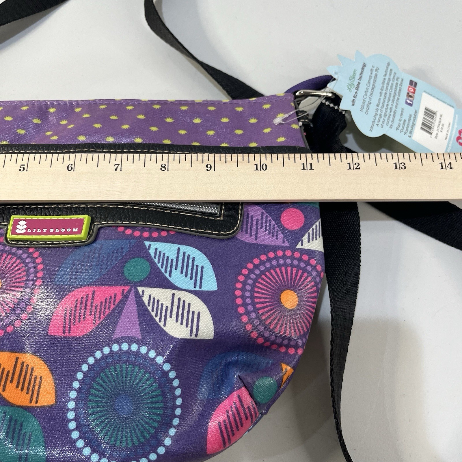 New Lily Bloom Crossbody Bag Eco Friendly Multicolor Handbag Purse Travel