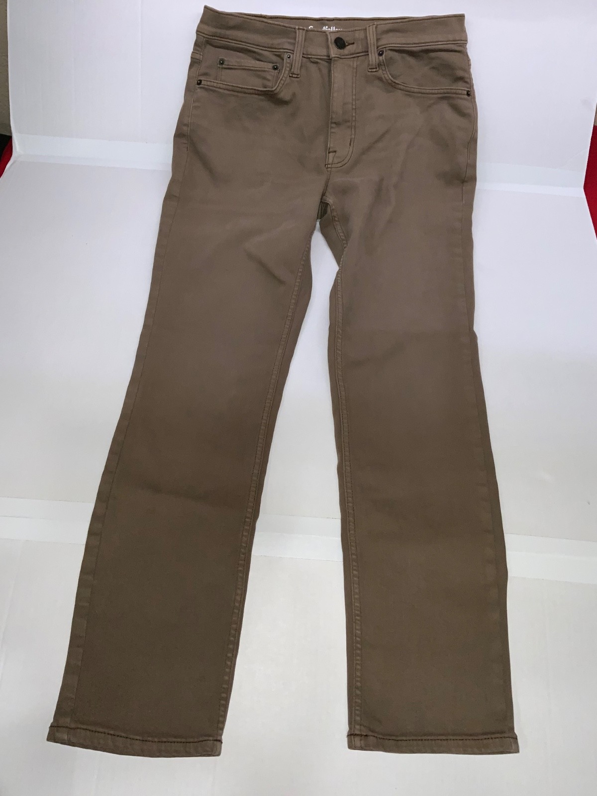 Goodfellow Denim Jeans BROWN SLIM hip thigh & leg 32 x 32 or 34 x 30 Total flex