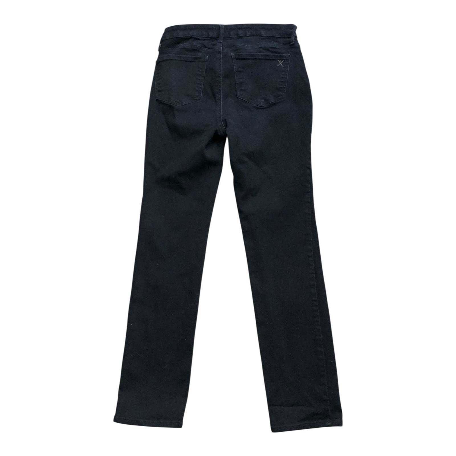 NYDJ Sheri Slim Black Jeans Womens 6 Lift Tuck Straight Leg Stretch 29″ Inseam