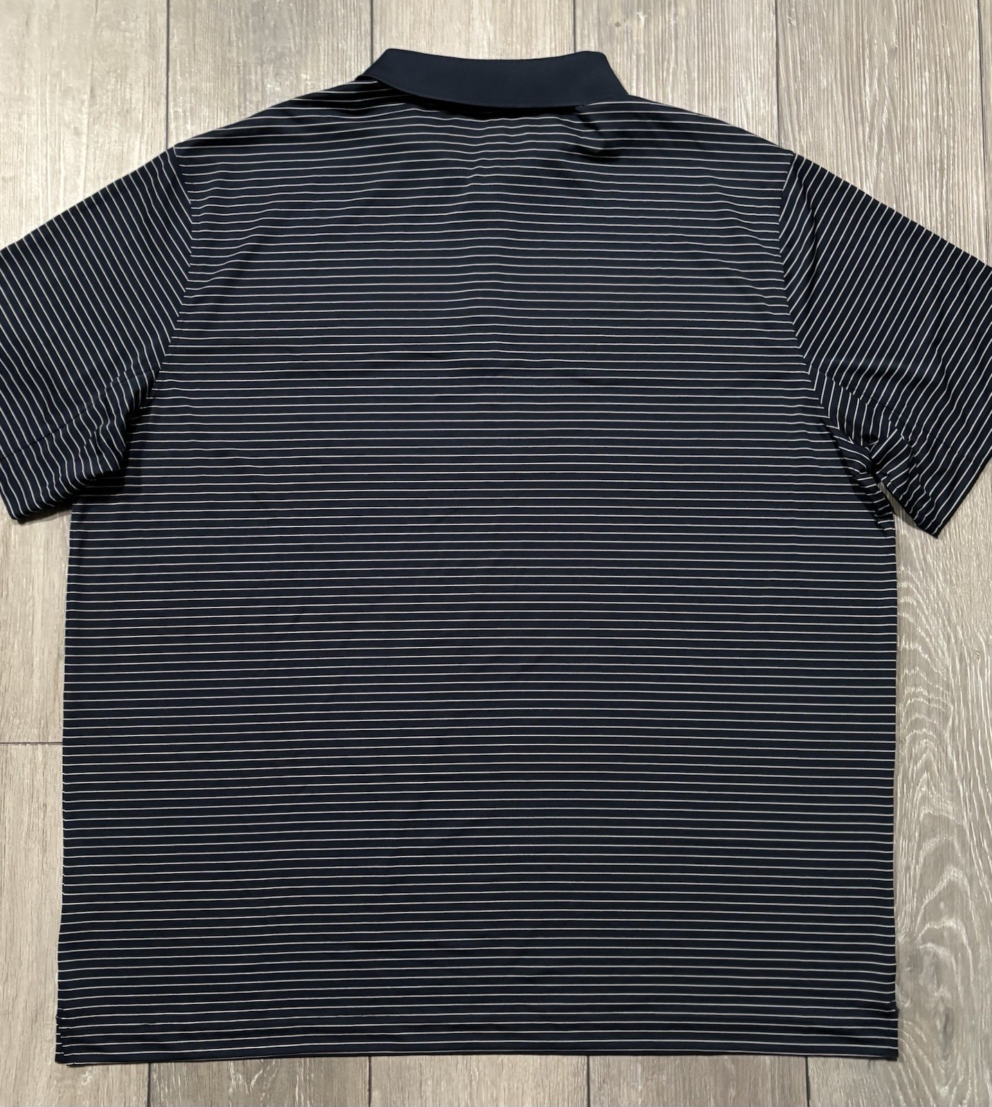 Nike Tournament Polo Golf Shirt W/ Sponsors. Mens 3XL. Blue. Lineage. Cisco.