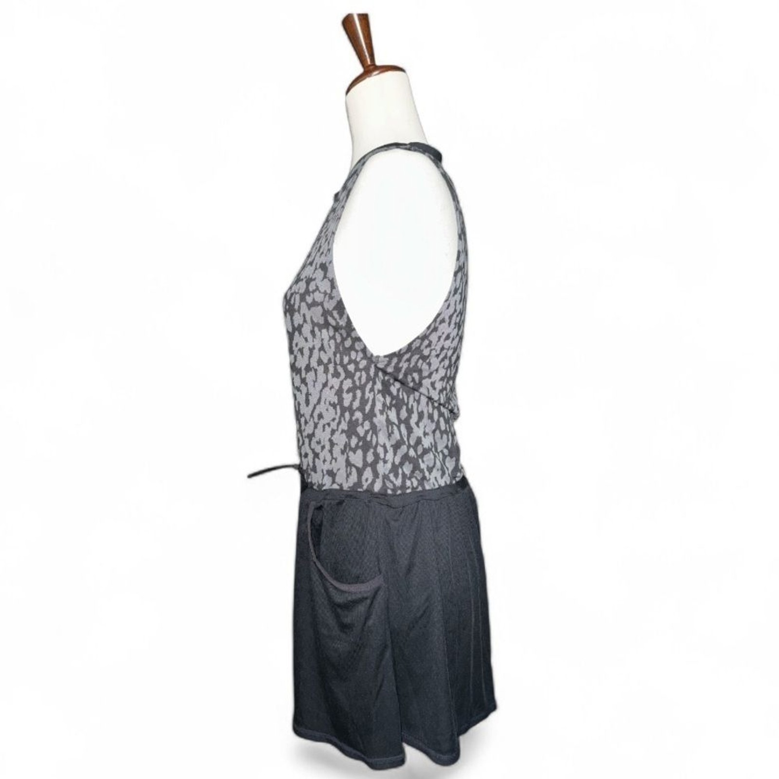NWOT Varley Lagoda Dress Shadow Animal Print Small Tennis Golf