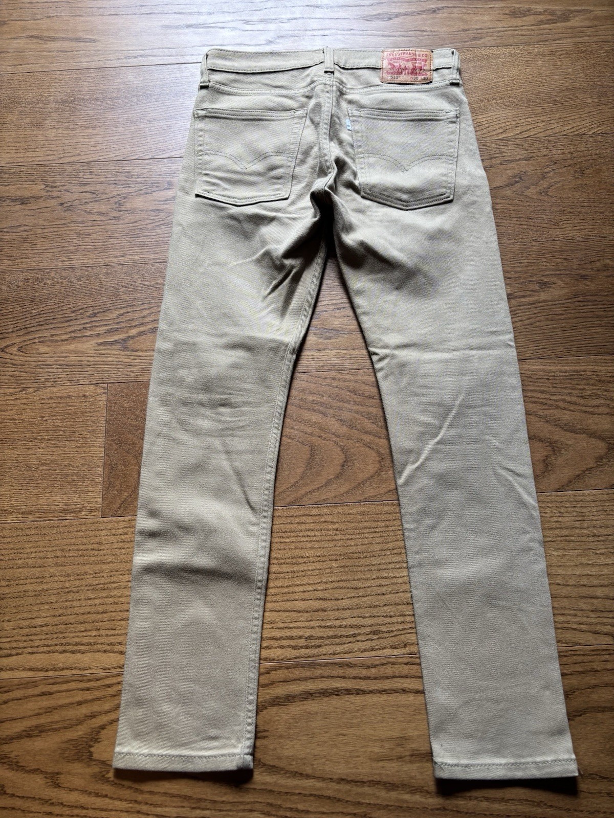 Levi’s 510 Slim Fit Jeans Khaki Tan Stretch Pants Men’s 30×30 W30 L30