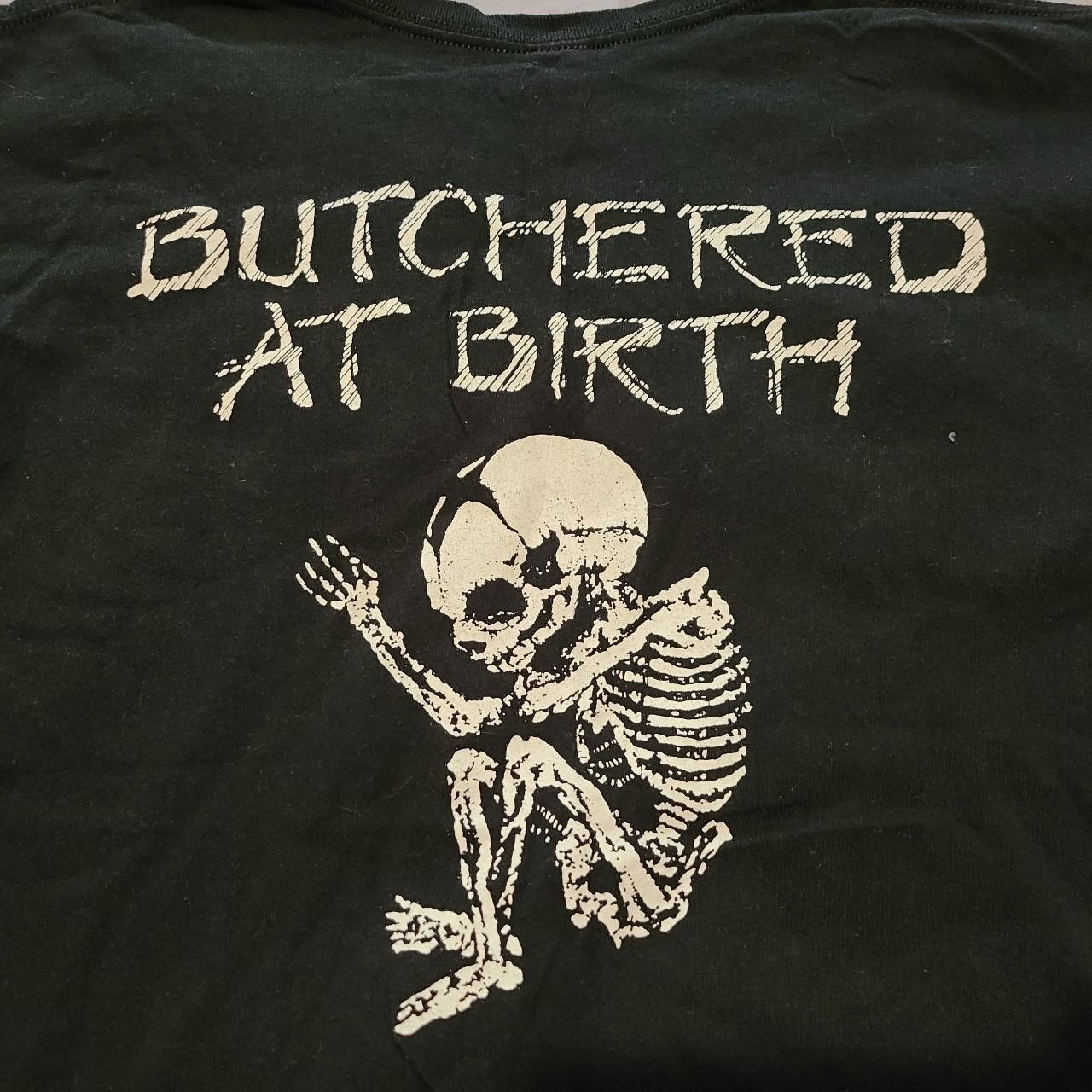 Vintage 2002 Cannibal Corpse Butchered At Birth Shirt Size L Death Metal