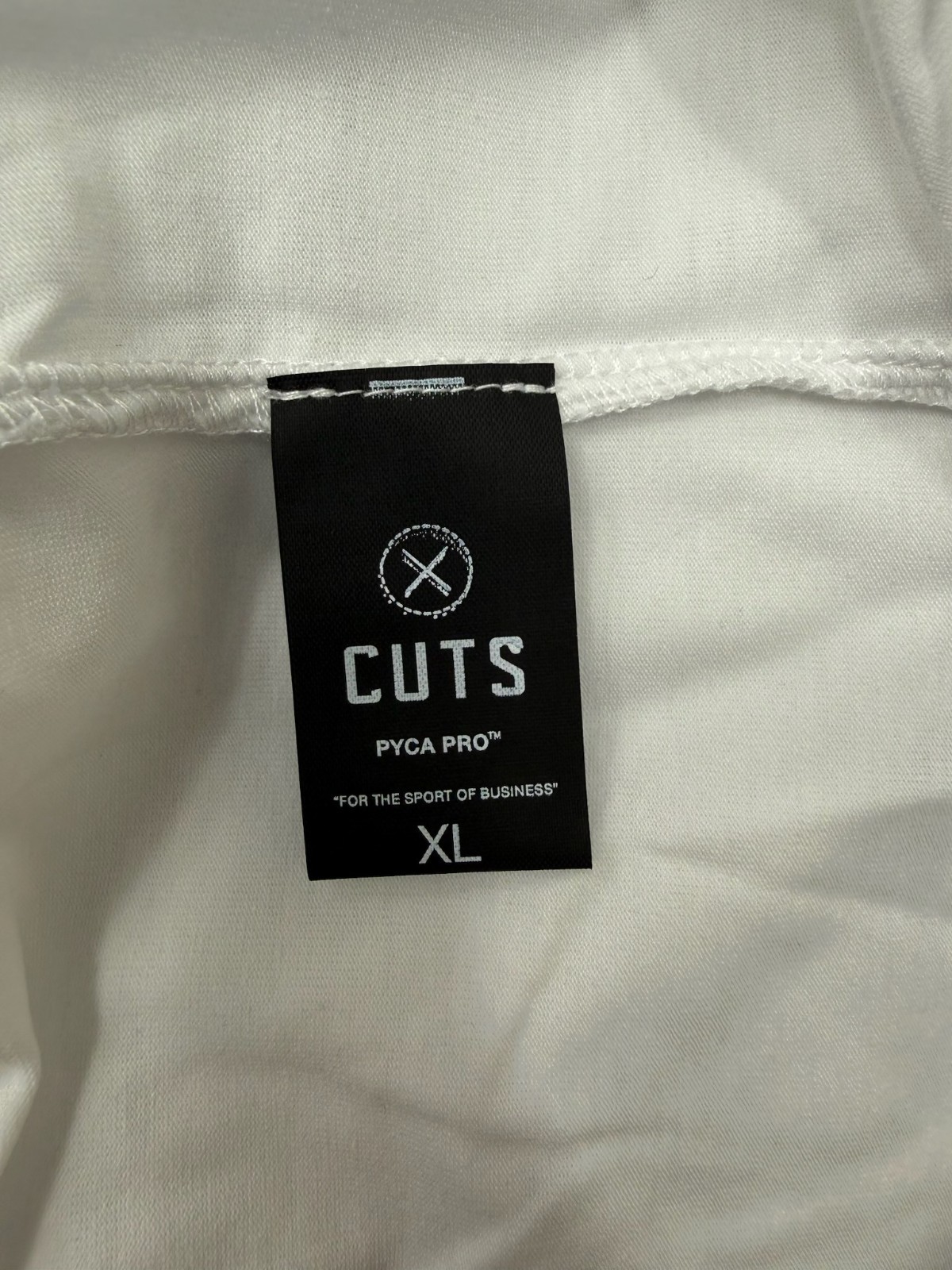 Cuts Clothing Elongated Henley T-Shirt Men’s XL White