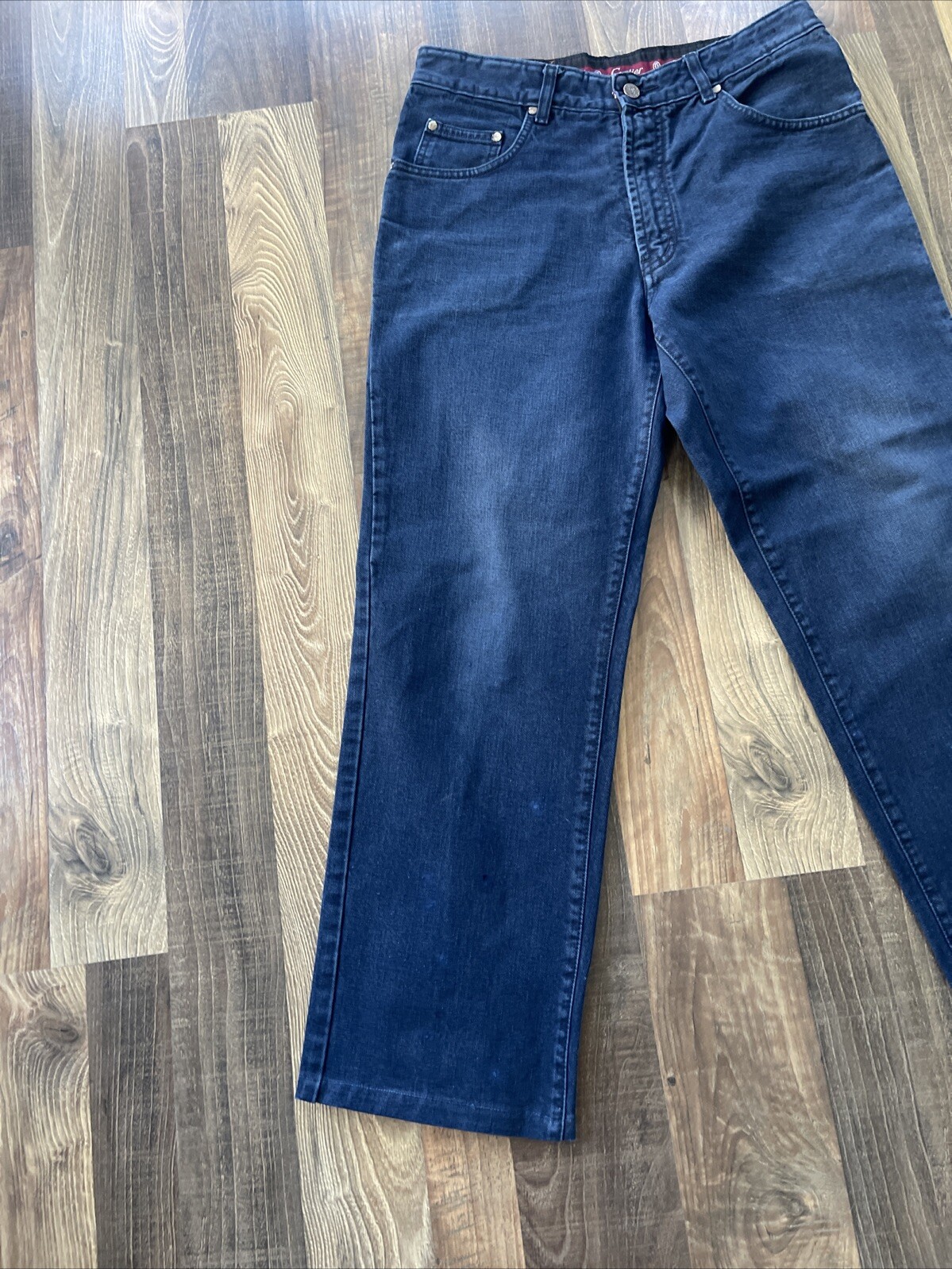 Cartier Jeans Division Men actual fit W32 L27.5 Blue Made in France *READ