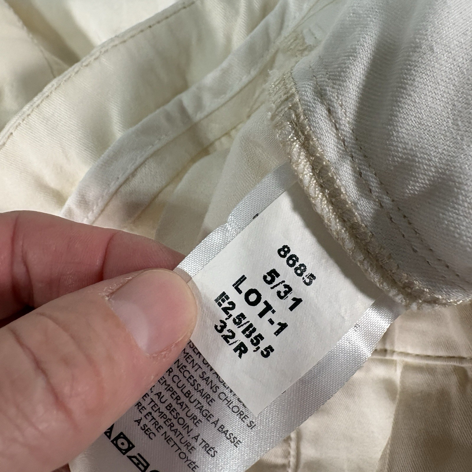 Anthropologie Pilcro Barrel Leg Pants Womens 32 Rolled Hem Utility Chino Patch