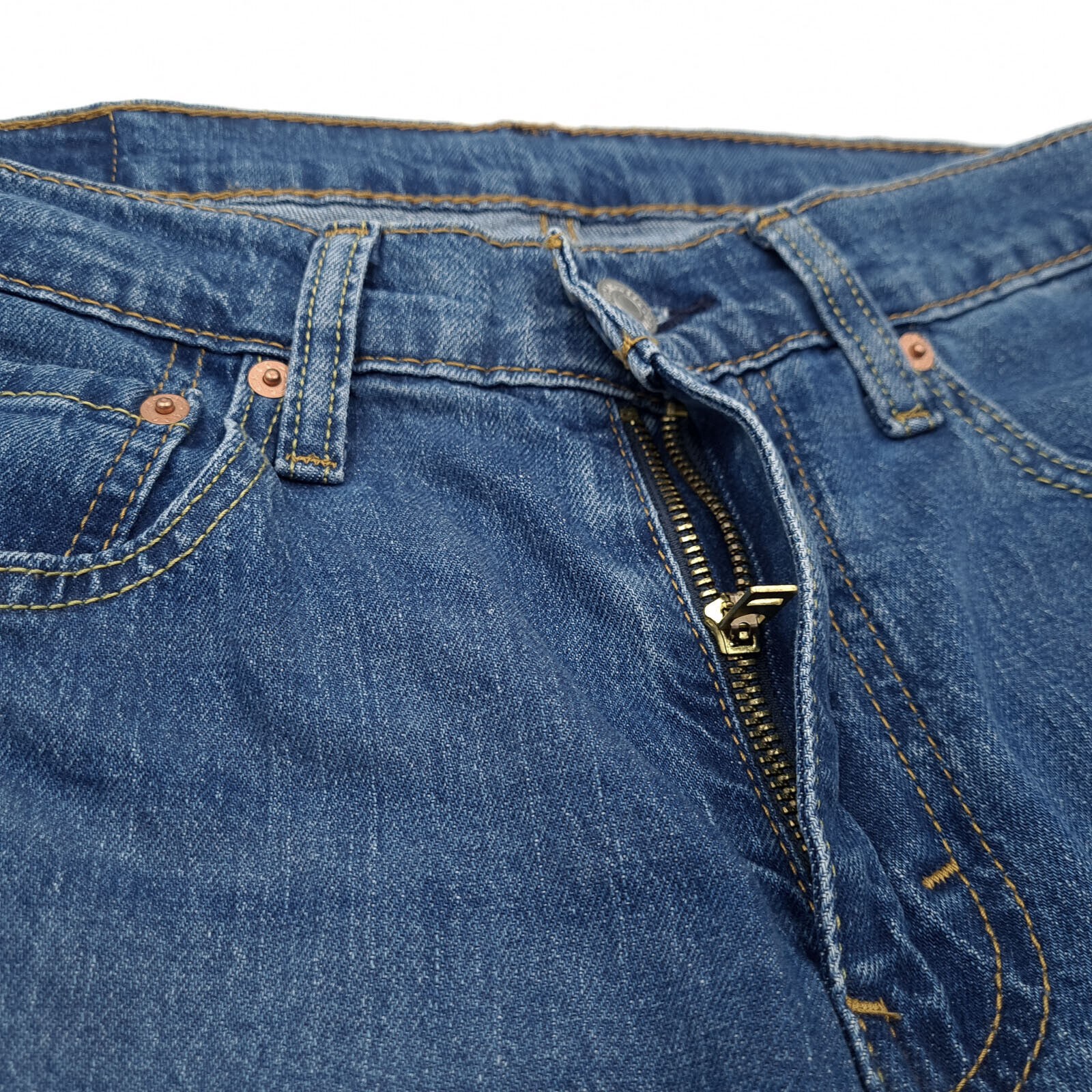 Levi’s Men Jeans 502 Stretch Regular Tapered Oj2 Size W31 L26