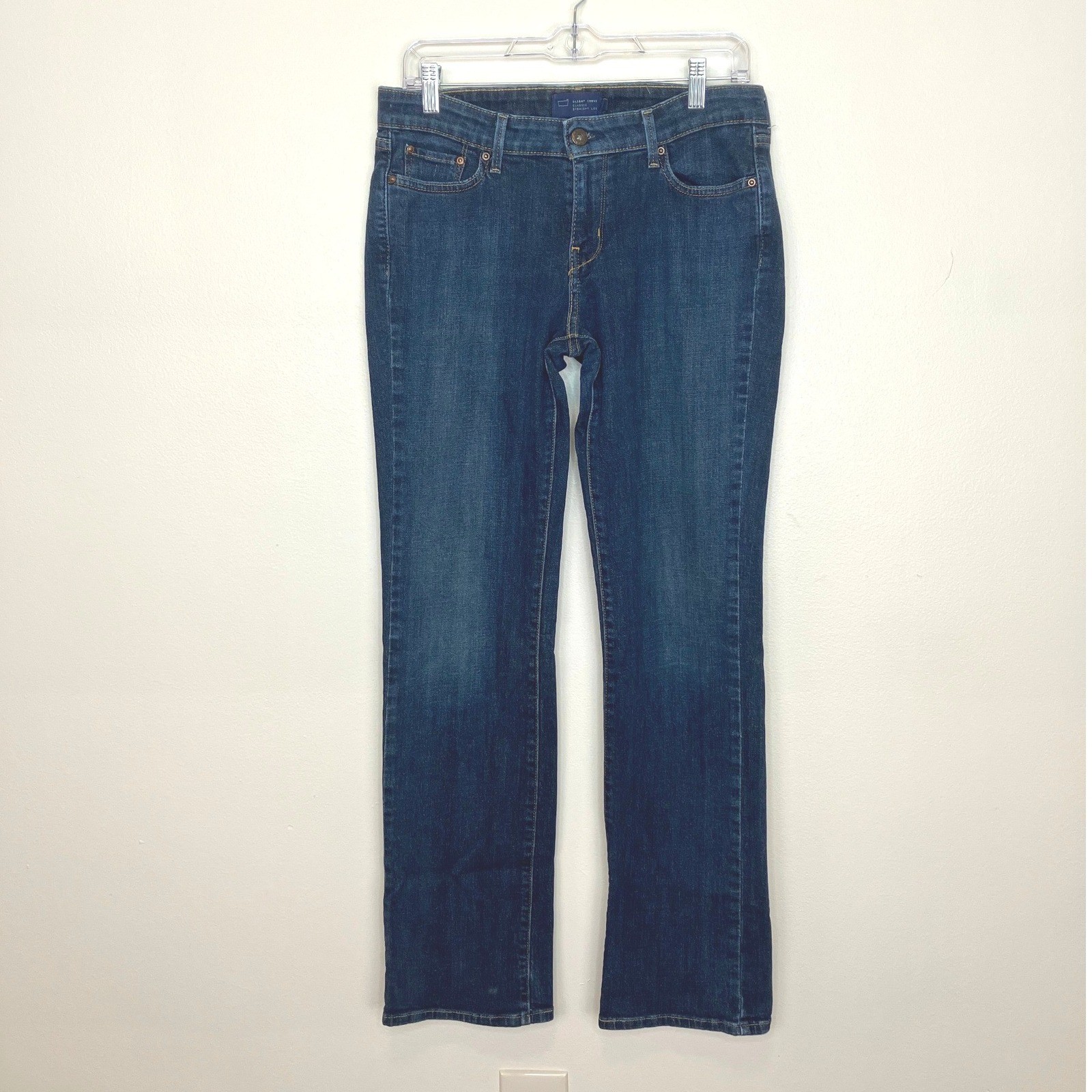 Levi’s Slight Curve Classic Straight Leg Denim Jean Blue Women’s Size 8 Midrise