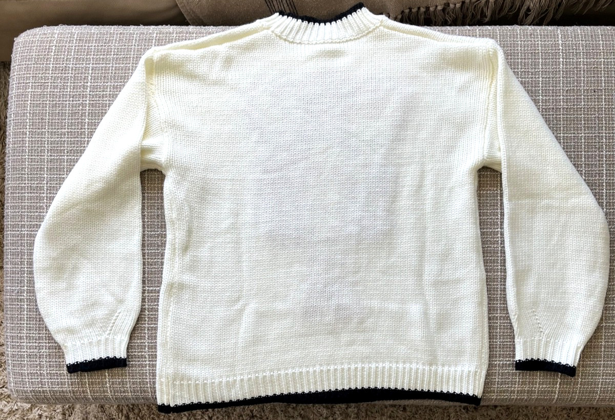 Maine Lobster Sweater Womens Medium Coastal New England Nautical Knit Pullover