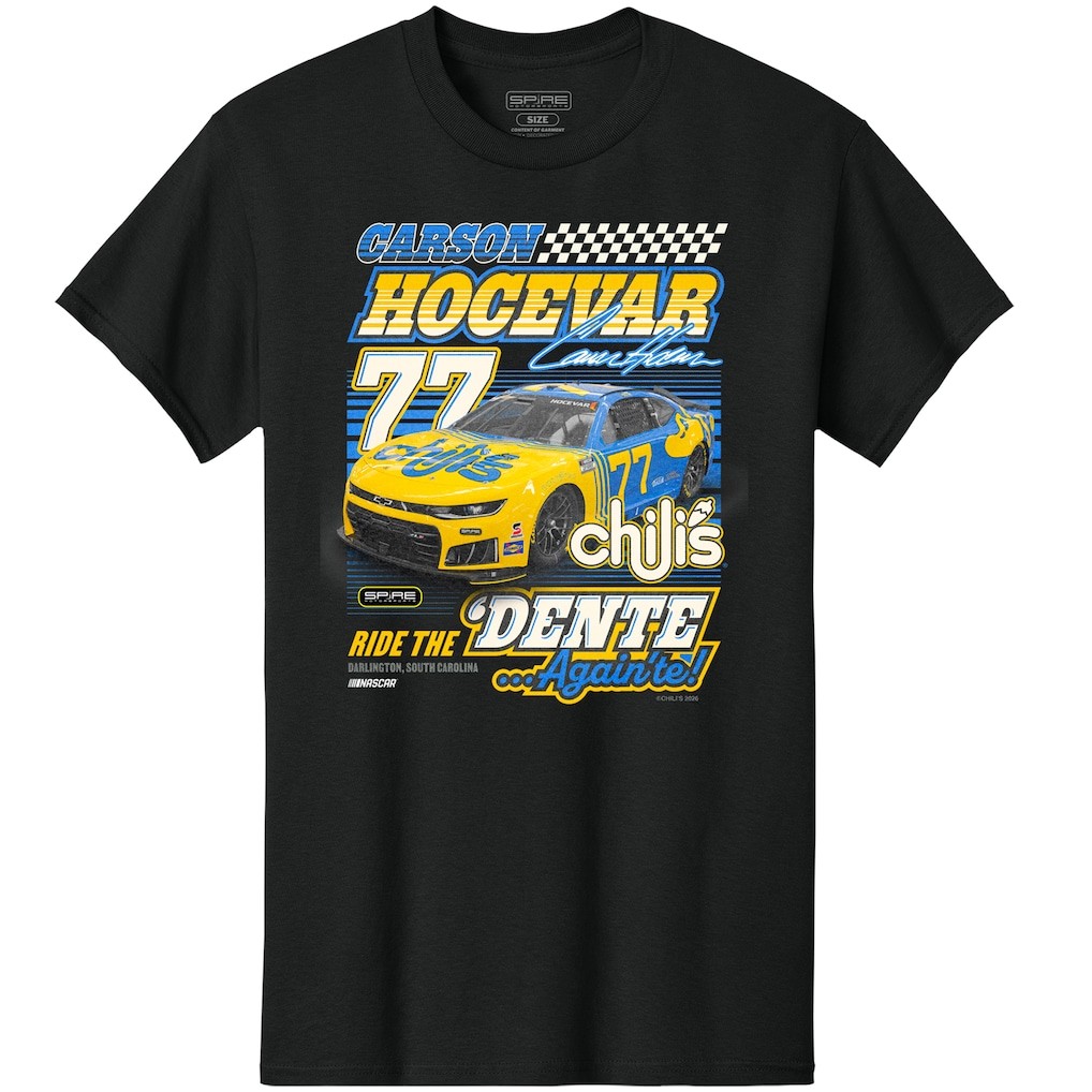 Carson Hocevar #77 Chili’s Car Throwback Shirt Spire Motorsports Tee