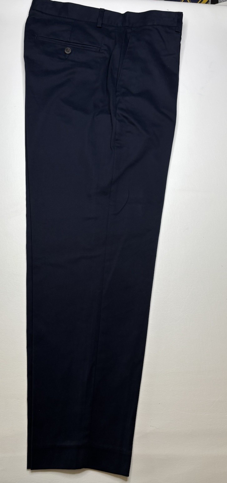 Men’s Extended Tab Slim Fit Trousers – Goodfellow & Co Navy Blue 34×30 NWT
